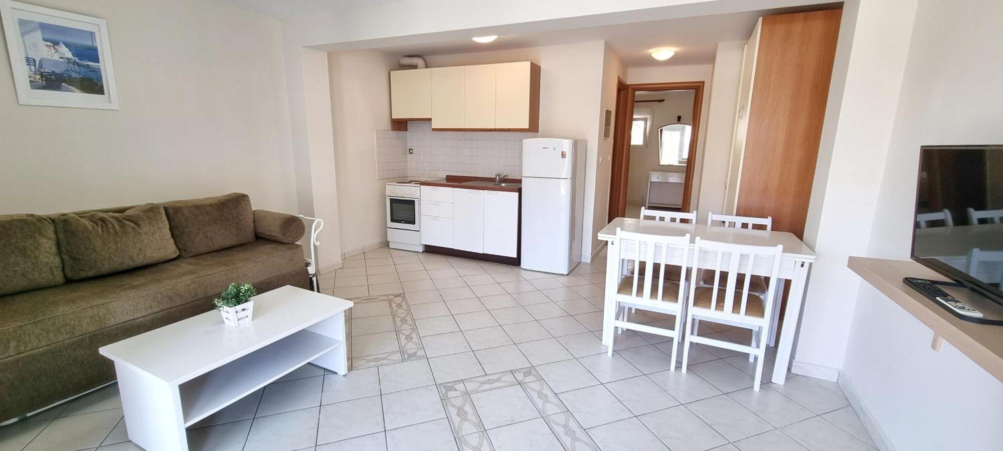 Bungalow White Apartments Polychrono Zimmer foto